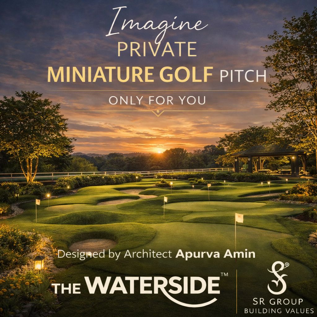 The Water Side private miniature golf pitch creative