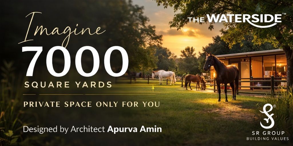 The Water Side 7000 square yards private space landscape creative