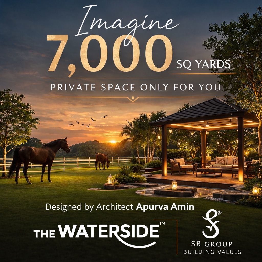 The Water Side 7000 square yards private space creative
