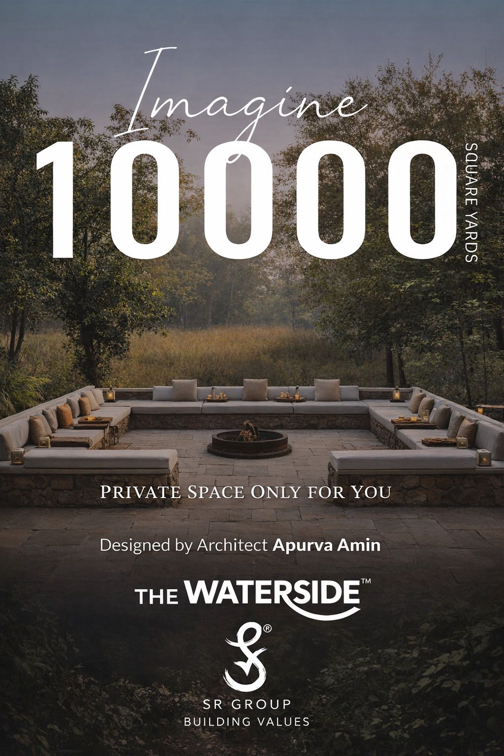 The Water Side 10000 square yards private space creative